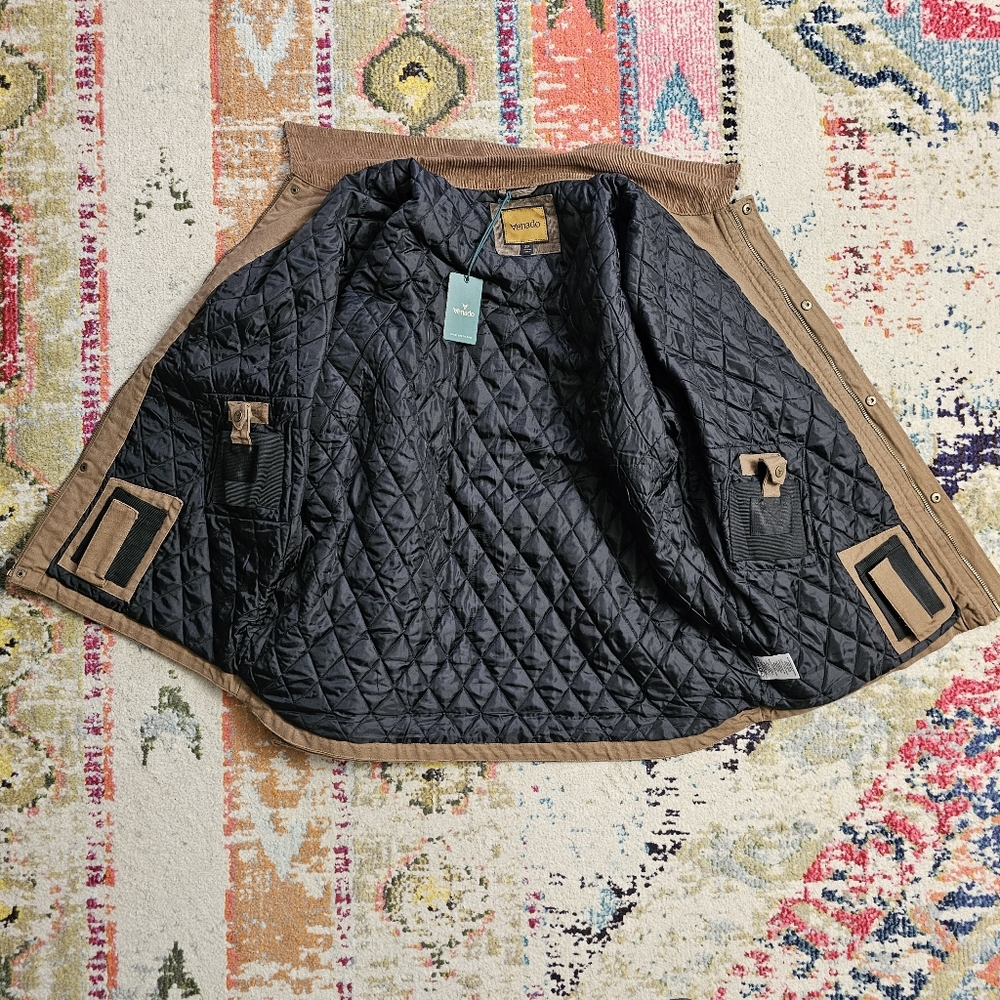 Venado Concealed Carry Canvas Quilted Barn Jacket Mens Size 2XL XXL Chore Field - Picture 12 of 15